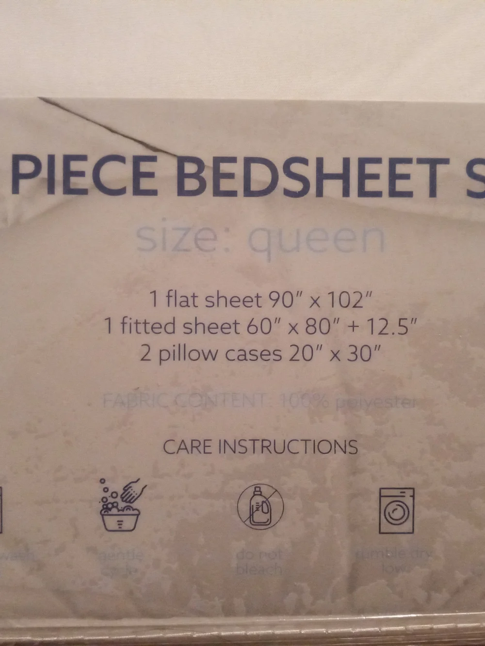 Bliss Bedding 4-Piece Microfiber Sheets Set - Cream